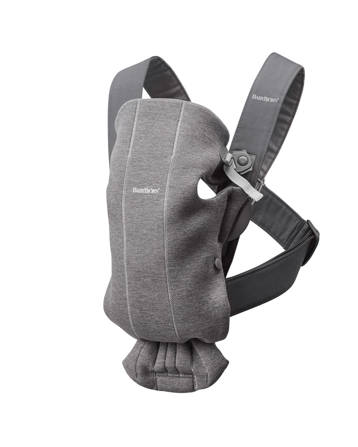 Mini Jersey 3D baby carrier Dark grey colour  Babybj&ouml;rn