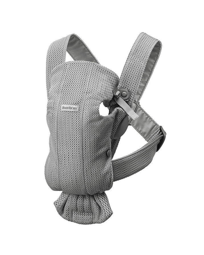 Mini Mesh 3D baby carrier Grey colour  Babybj&ouml;rn