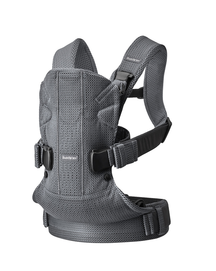 One Air Mesh 3D baby carrier Anthracite colour  Babybj&ouml;rn