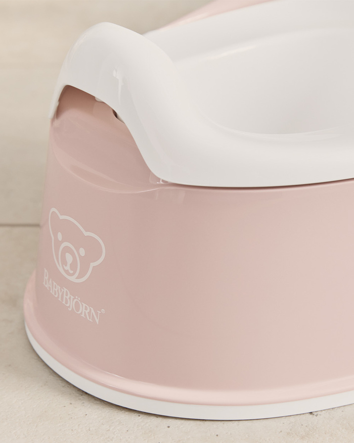 Smart pot Pastel pink/white colour  Babybj&ouml;rn