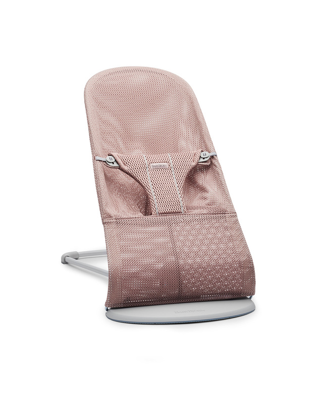 Bliss Mesh bouncer Powder pink colour  Babybjörn