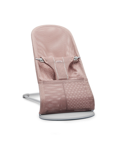Bliss Mesh bouncer Powder pink colour  Babybj&ouml;rn