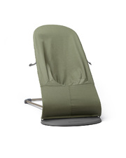 Bliss woven with petal quilting bouncer Dark green colour Babybjörn