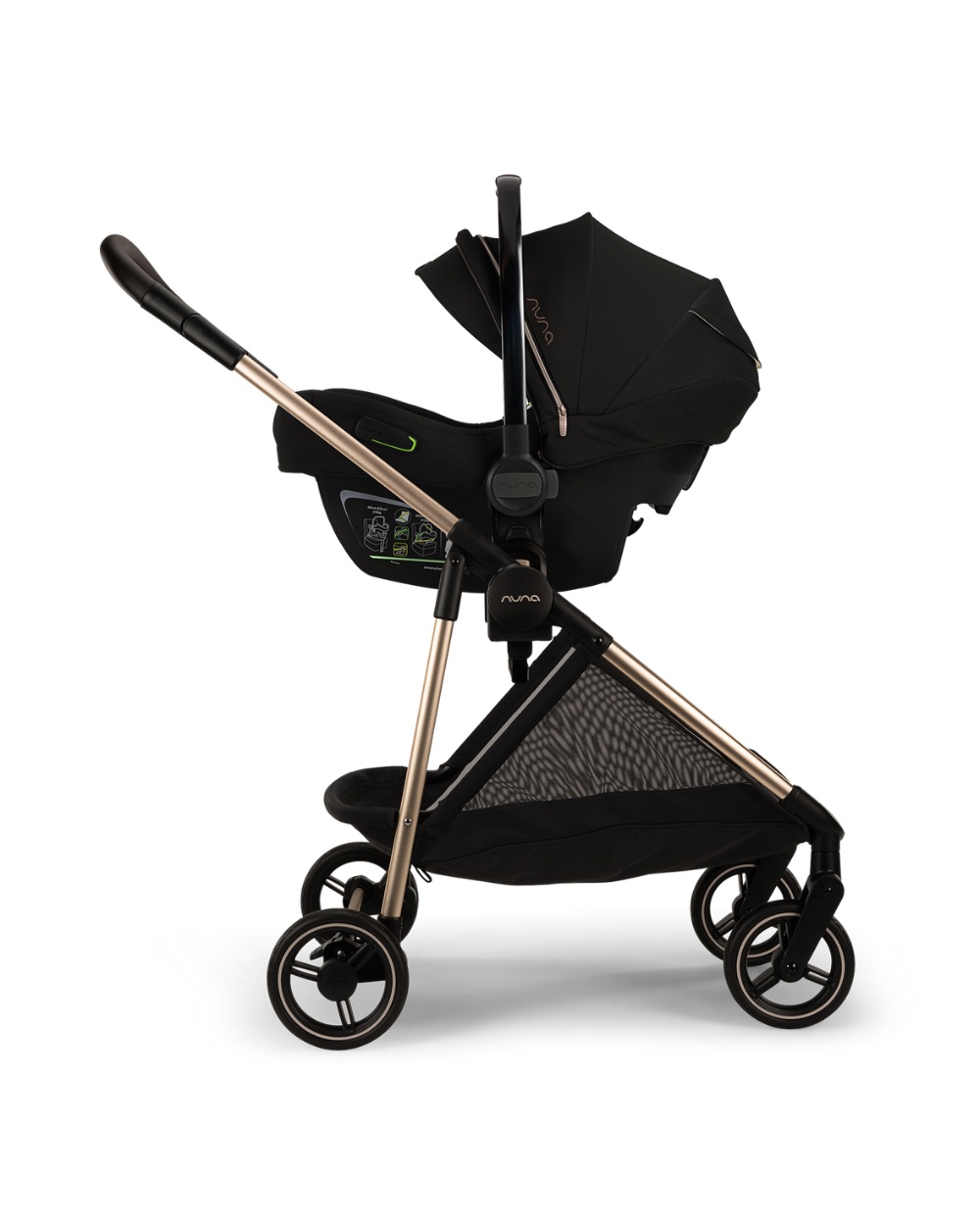 Ixxa Next pushchair Riveted pink colour  Nuna