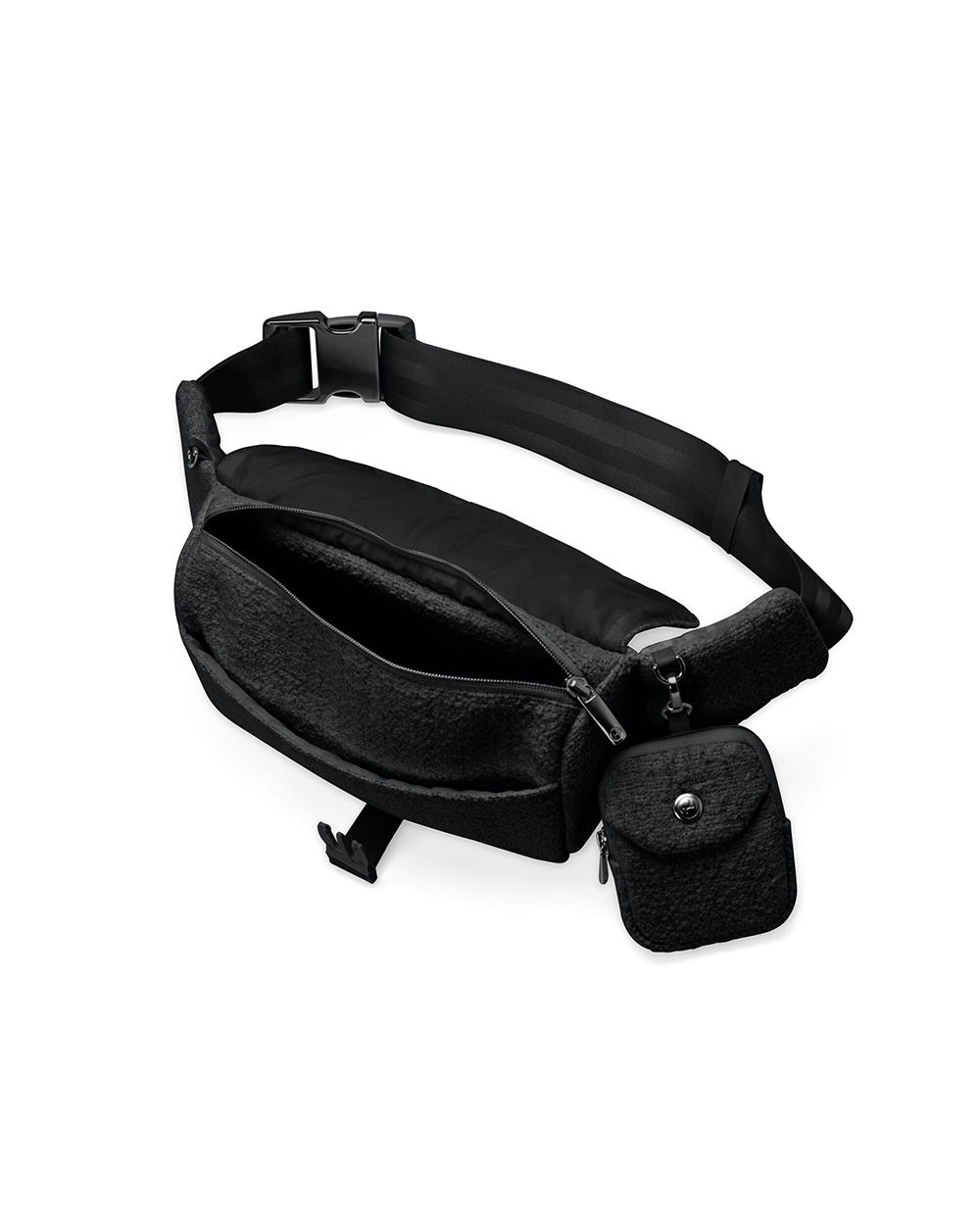 Belt bag boucl&eacute; Stone black colour  Cybex