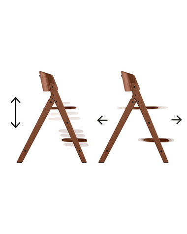 Chair Click & Fold 4-en-1 All natural dark colour  Cybex