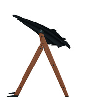 Chair Click & Fold 4-en-1 All natural dark colour  Cybex