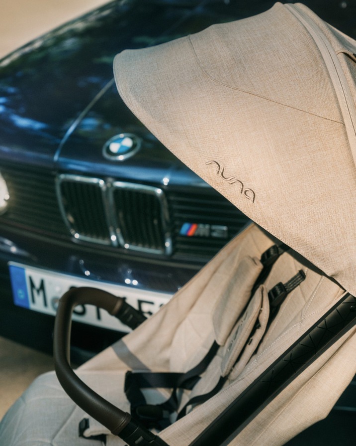 Trvl lx Nuna x BMW puschair Mica colour  Nuna