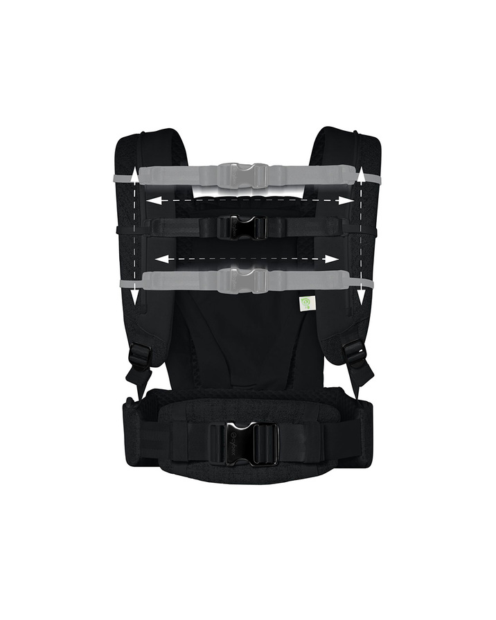 Coya Carrier Boucl&eacute; Stone black colour  Cybex