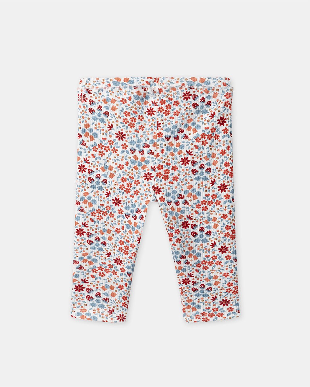 Floral and strawberry print leggings Red and blue colour  Sergent Major