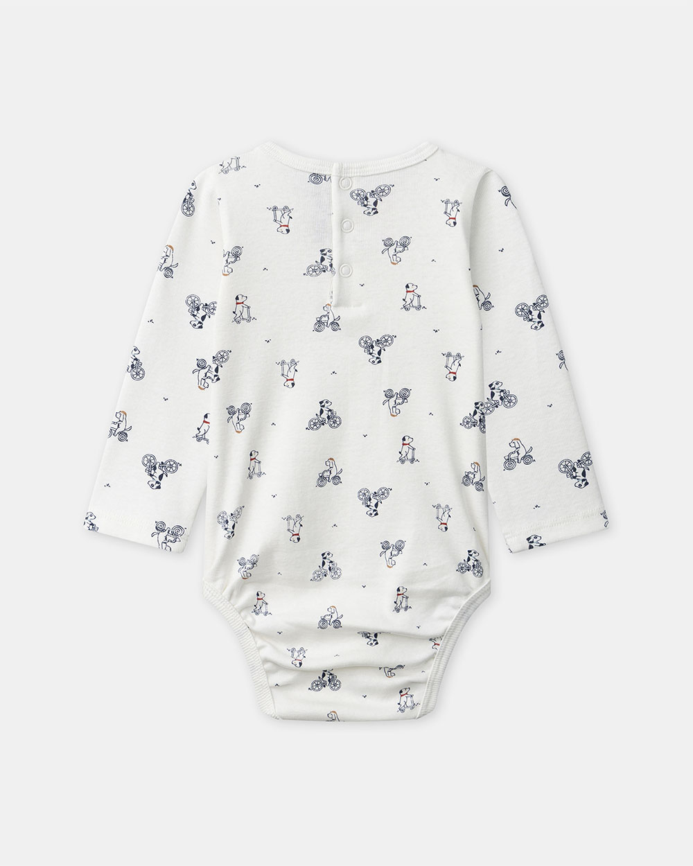 Dog print bodysuit Ecru colour  Sergent Major
