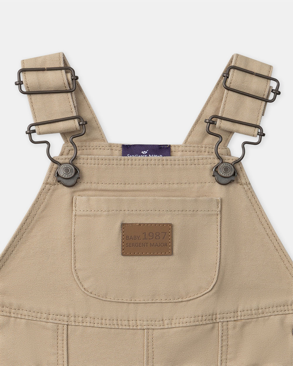 Long cotton dungarees Beige colour  Sergent Major
