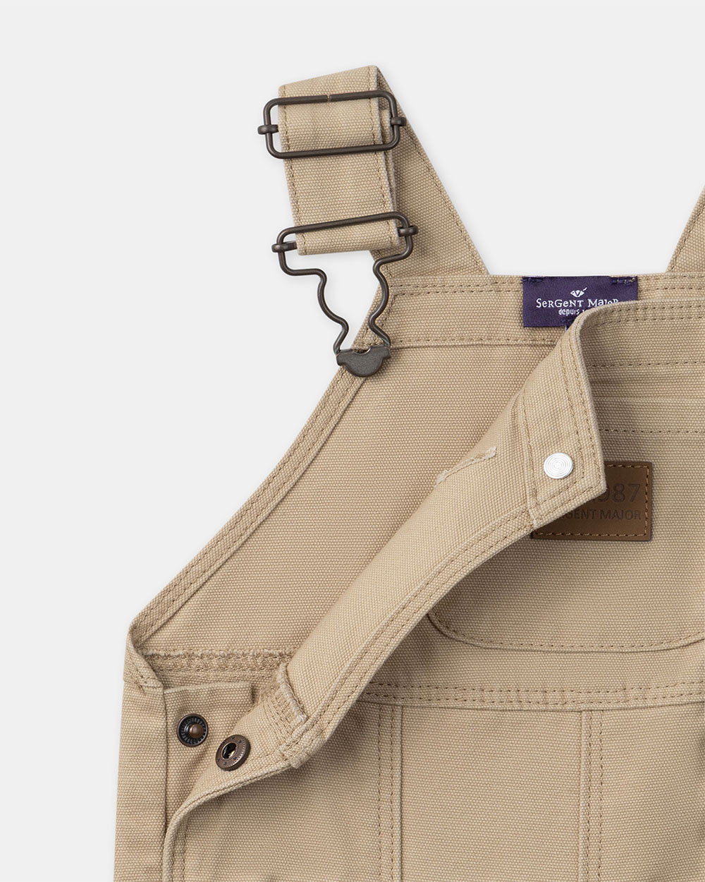 Long cotton dungarees Beige colour  Sergent Major
