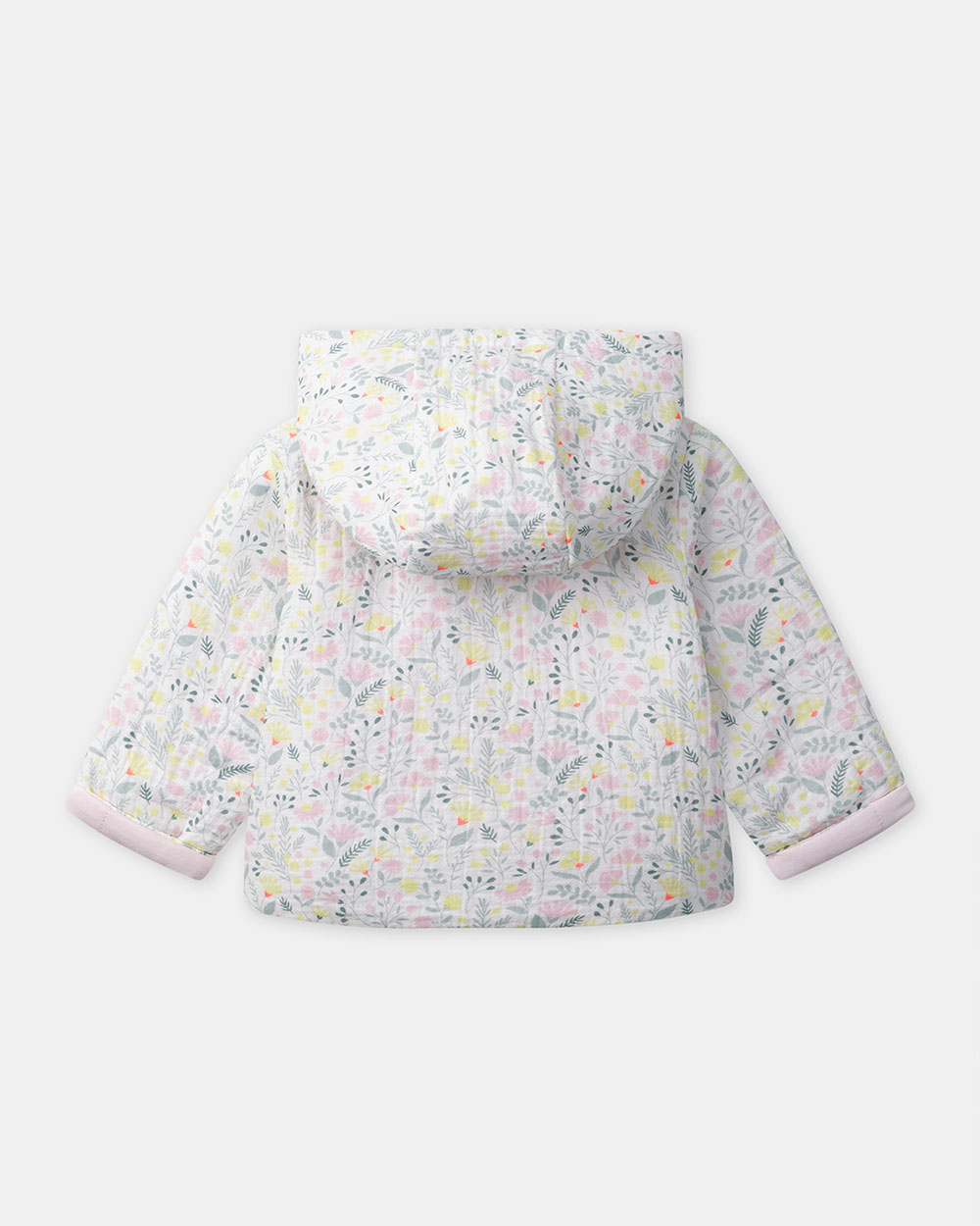 Floral print hooded jacket Pink colour  Sergent Major
