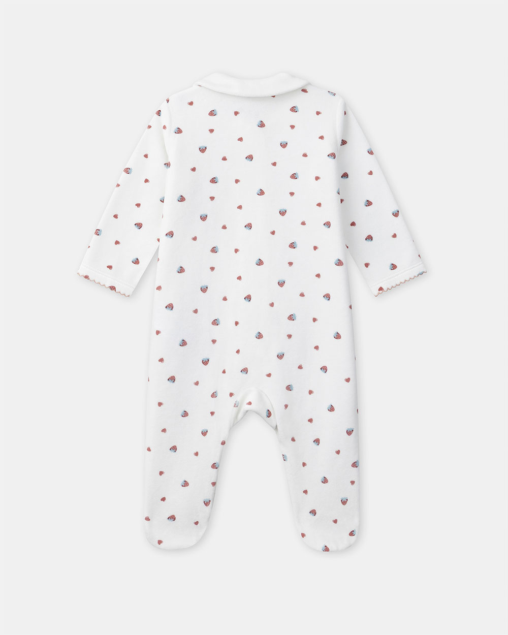 Strawberry print sleepsuit White colour  Sergent Major
