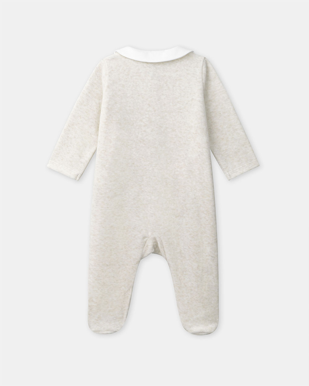 Sleepsuit with giraffe embroidery Beige colour  Sergent Major