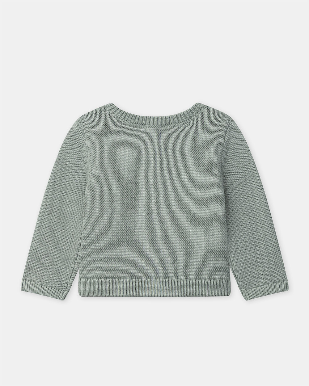 Openwork cardigan with ruffles Green colour  Sergent Major