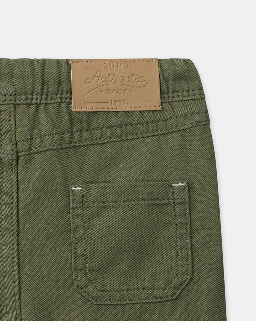 Adjustable twill pants Khaki colour  Sergent Major