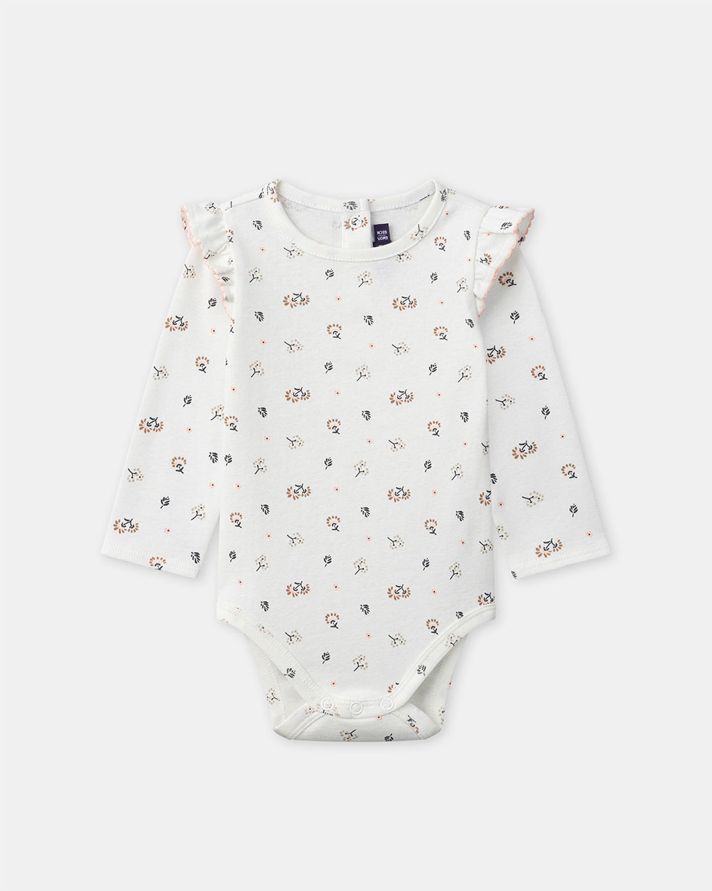 Denim pinafore dress + bodysuit set Blue colour  Sergent Major
