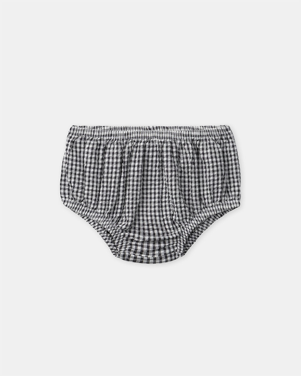 Gingham dress and bloomers Dark grey colour  Sergent Major