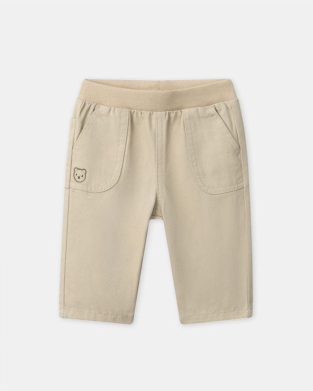 Pants with teddy bear embroidery Beige colour  Sergent Major
