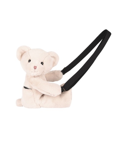 Bear shoulder bag Ivory colour  Doudou et Compagnie
