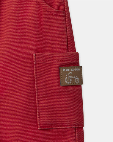 Twill trousers Red colour  Sergent Major