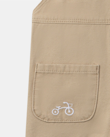 Long cotton dungarees Beige colour  Sergent Major