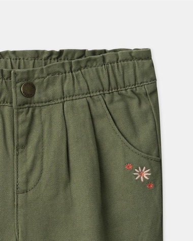 Adjustable twill pants Khaki colour  Sergent Major