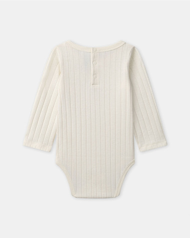 Bear print bodysuit Ecru colour  Sergent Major