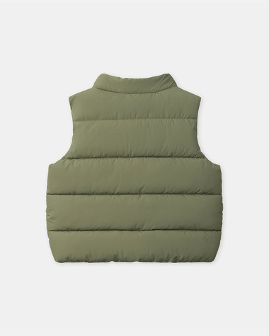 Sleeveless quilted jacket Khaki colour  Sergent Major