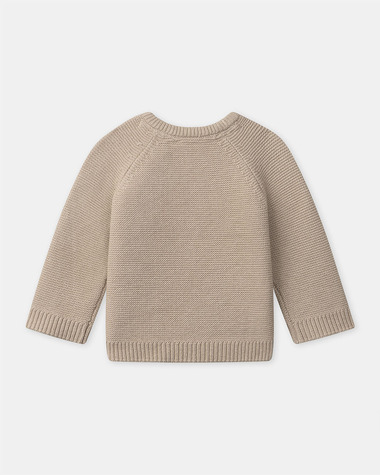 Bear embroidered sweater Beige colour  Sergent Major