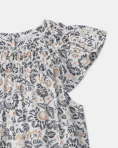 Floral print dress and bloomers Grey colour  Sergent Major