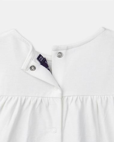Blouse with floral embroidery Ecru colour  Sergent Major