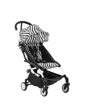 YOYO&sup3; pack 6+ pushchair with white frame Zebra print  Stokke