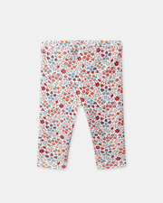 Floral and strawberry print leggings Red and blue colour  Sergent Major