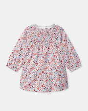 Floral and strawberry print dress Red and blue colour  Sergent Major