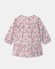 Floral and strawberry print dress Red and blue colour  Sergent Major