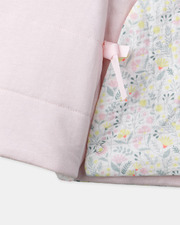 Floral print hooded jacket Pink colour  Sergent Major