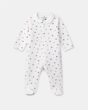 Strawberry print sleepsuit White colour  Sergent Major