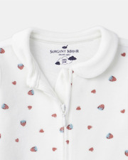 Strawberry print sleepsuit White colour  Sergent Major