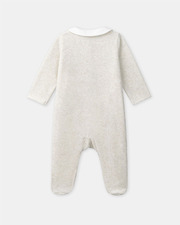 Sleepsuit with giraffe embroidery Beige colour  Sergent Major