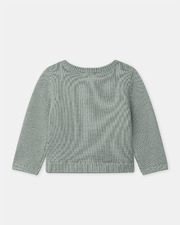 Openwork cardigan with ruffles Green colour  Sergent Major