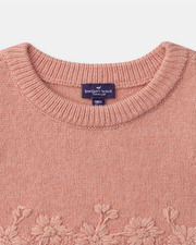 Embroidered sleeveless sweater Coral colour  Sergent Major