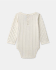 Bear print bodysuit Ecru colour  Sergent Major