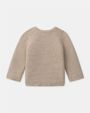 Bear embroidered sweater Beige colour  Sergent Major