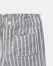 Striped flare pants Grey colour  Sergent Major