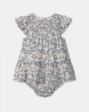 Floral print dress and bloomers Grey colour  Sergent Major