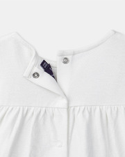 Blouse with floral embroidery Ecru colour  Sergent Major