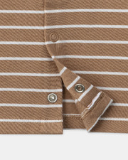 Long-sleeved striped T-shirt Brown colour  Sergent Major
